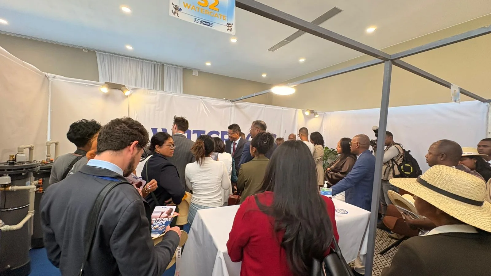 Un stand qui ne désemplit pas — WATERGATE à la Foire Internationale de Madagascar